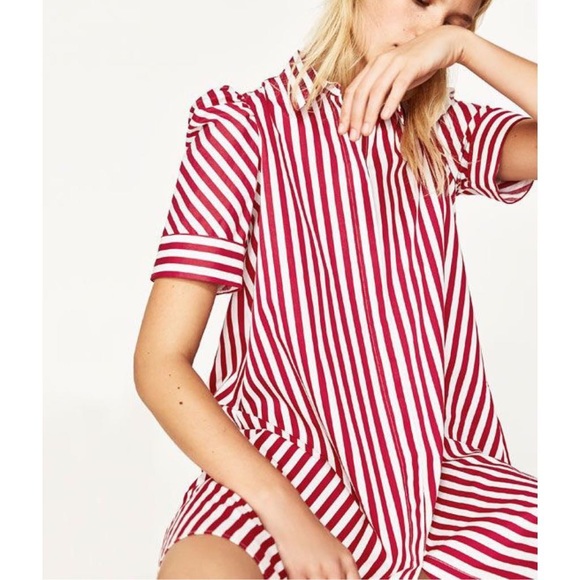 Zara Stripes Hi Lo Tunic - Picture 4 of 15